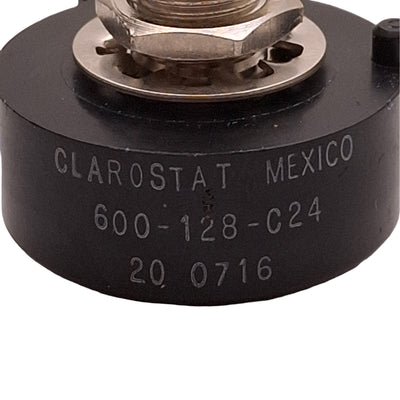 Used Clarostat 600-128-C24 Optical Rotary Encoder, 128ppr, ø1/4in Shaft, 4-Pin, 5VDC