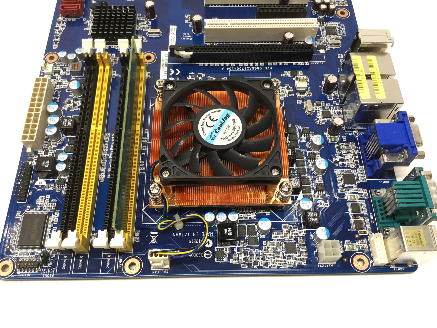 Used Avalue EAX-Q67 Industrial ATX Motherboard w/Intel G850 2.9GHz CPU, 2GB DDR3 RAM