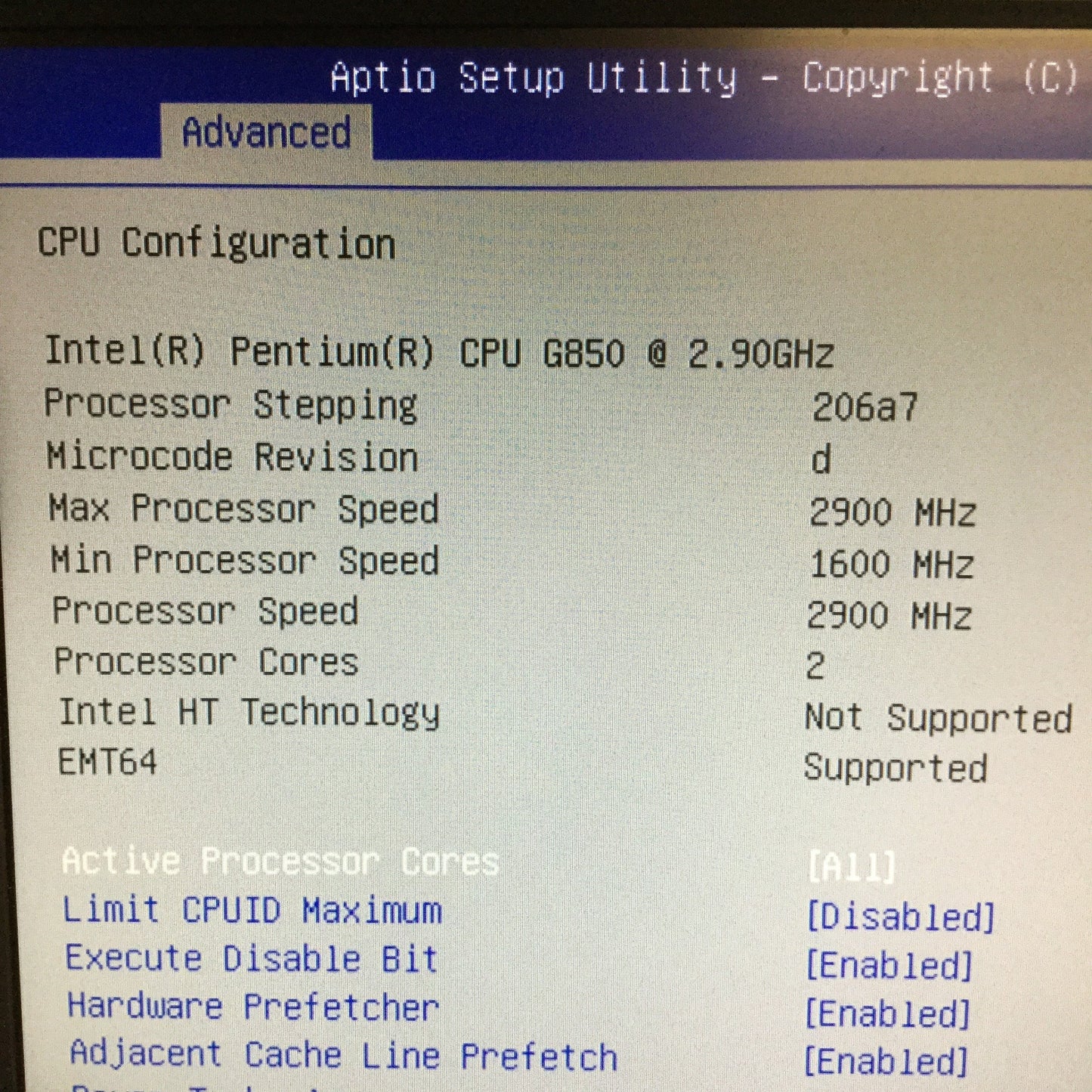 Used Avalue EAX-Q67 Industrial ATX Motherboard w/Intel G850 2.9GHz CPU, 2GB DDR3 RAM