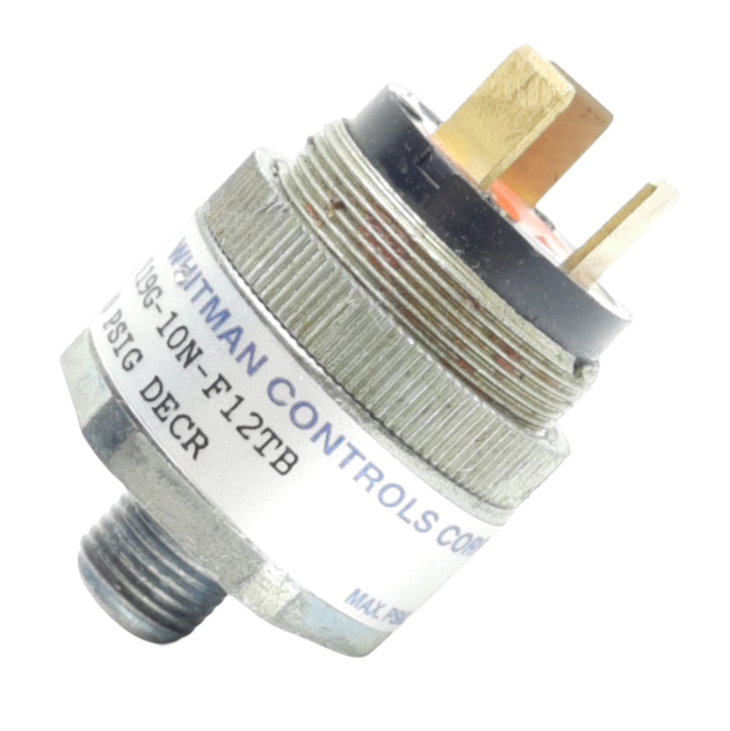 Used Whitman Controls P119G-10N-F12TB Pressure Switch 30 PSIG Set 115VAC, 100PSIG Max
