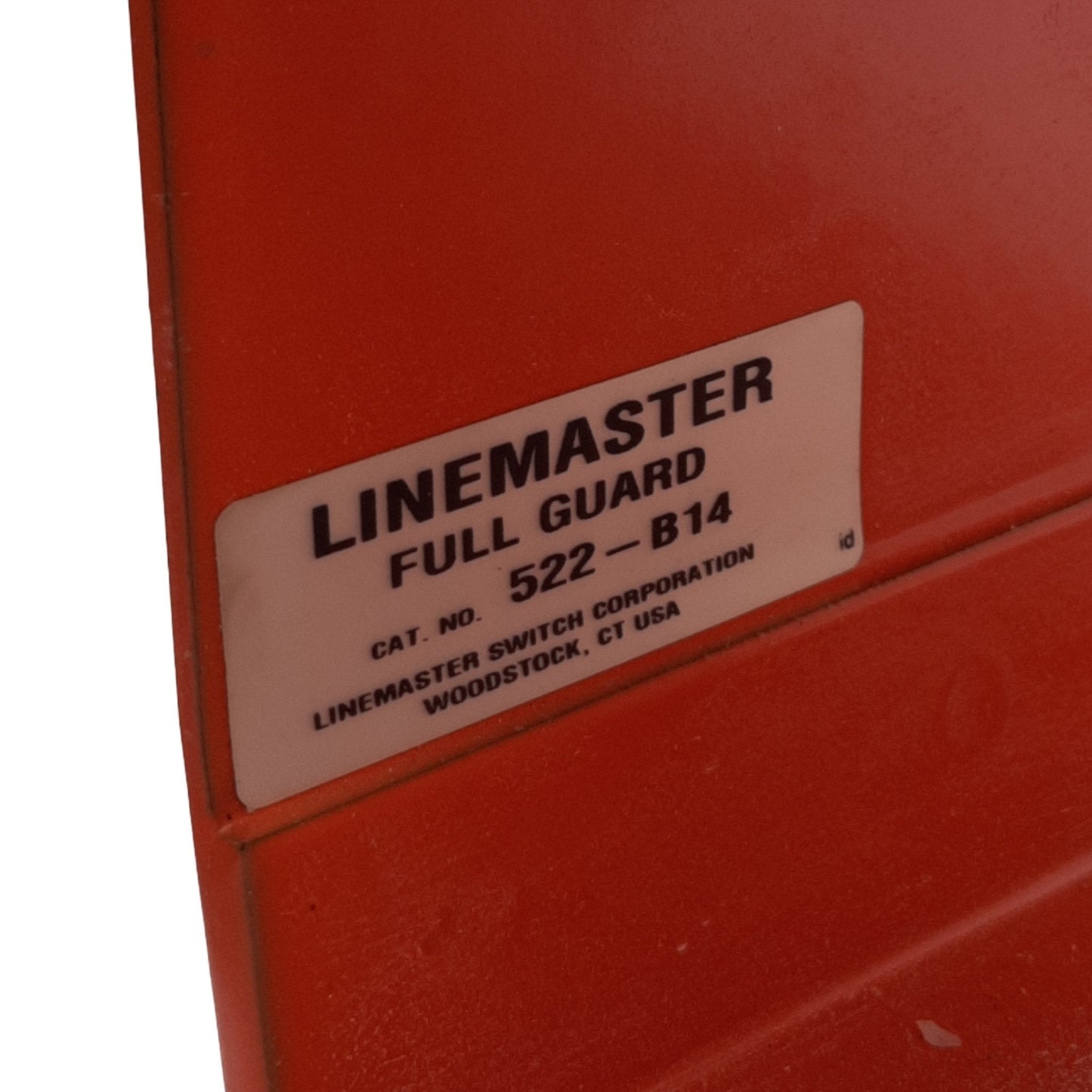 Used Linemaster 522-B14 Full Foot Guard, Heavy Gauge Steel, 4.4in x 6in, Single Foot