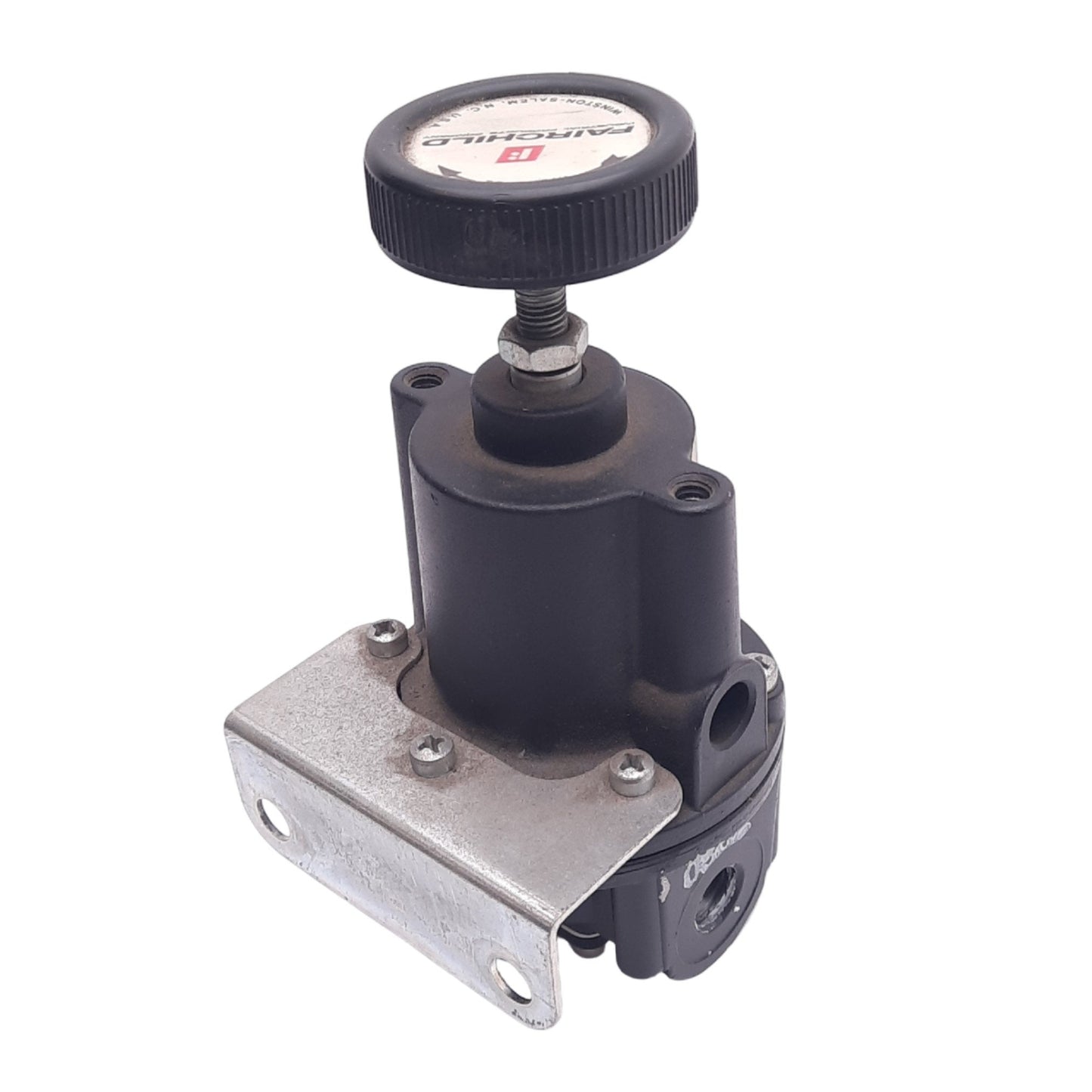 Used Fairchild 10242 Pneumatic Pressure Regulator, 1/4NPT, 1-60psi Set, 500psi Max