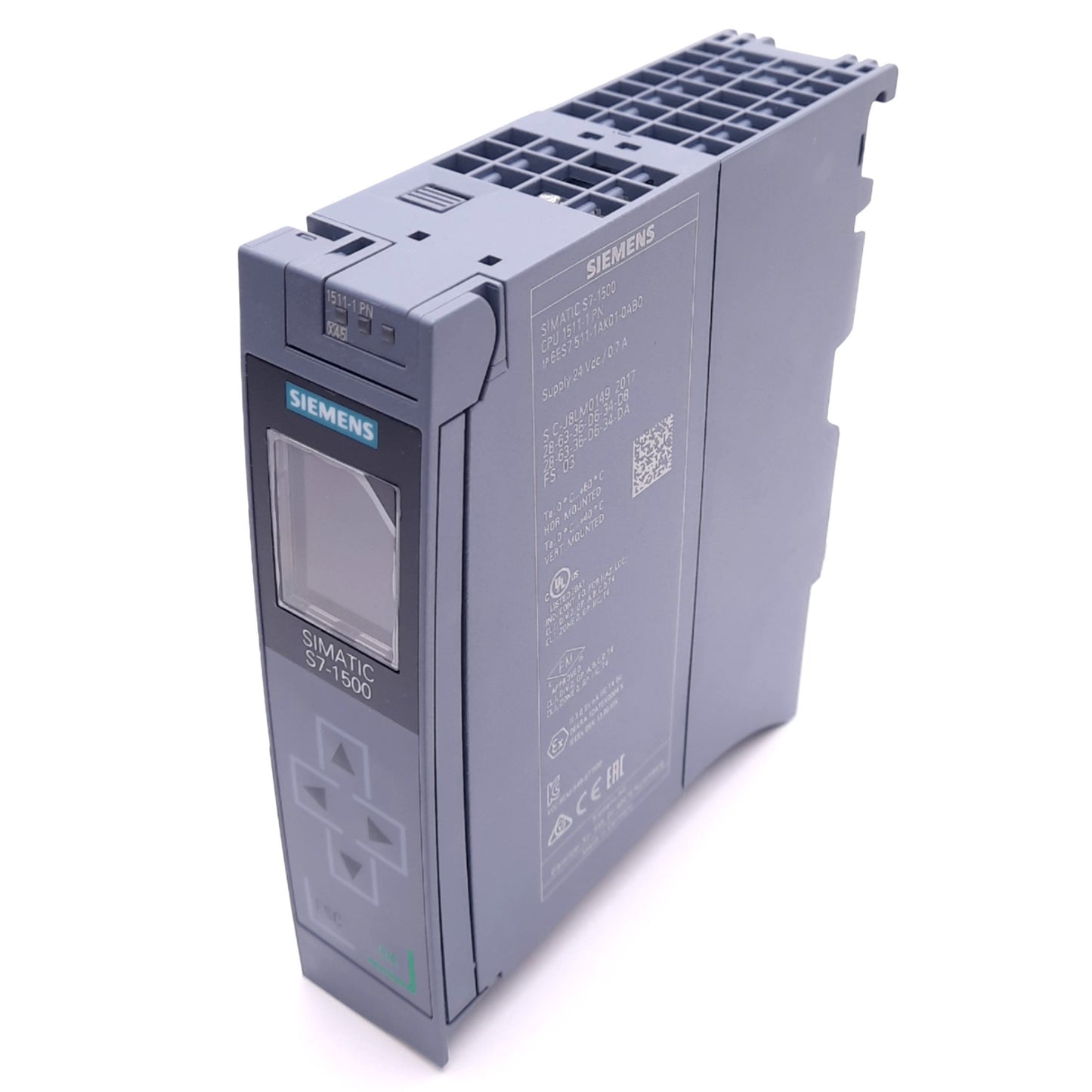 New Siemens 6ES7511-1AK01-0AB0 SIMATIC S7-1500 CPU, 32GB Max Memory, PROFINET, 24VDC