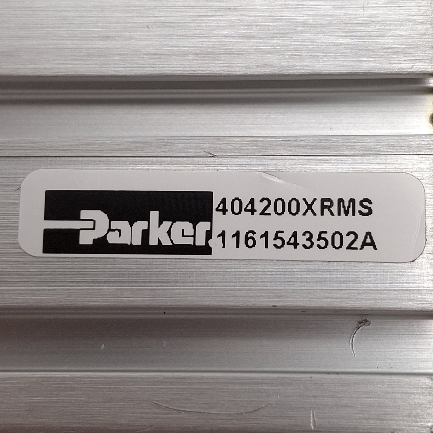 Used Parker 404200XRMSD2 Linear Actuator, 5mm Lead, 200mm Travel, 375lb Load, NEMA 23