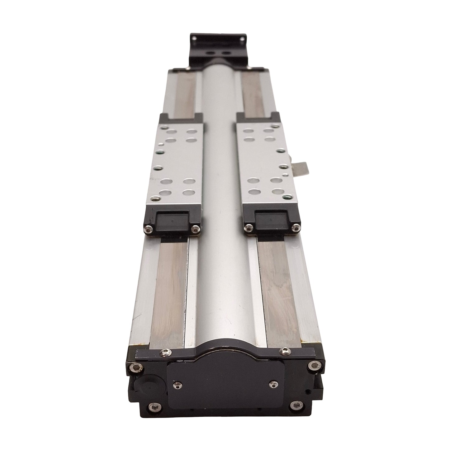 Used Parker 404200XRMSD2 Linear Actuator, 5mm Lead, 200mm Travel, 375lb Load, NEMA 23