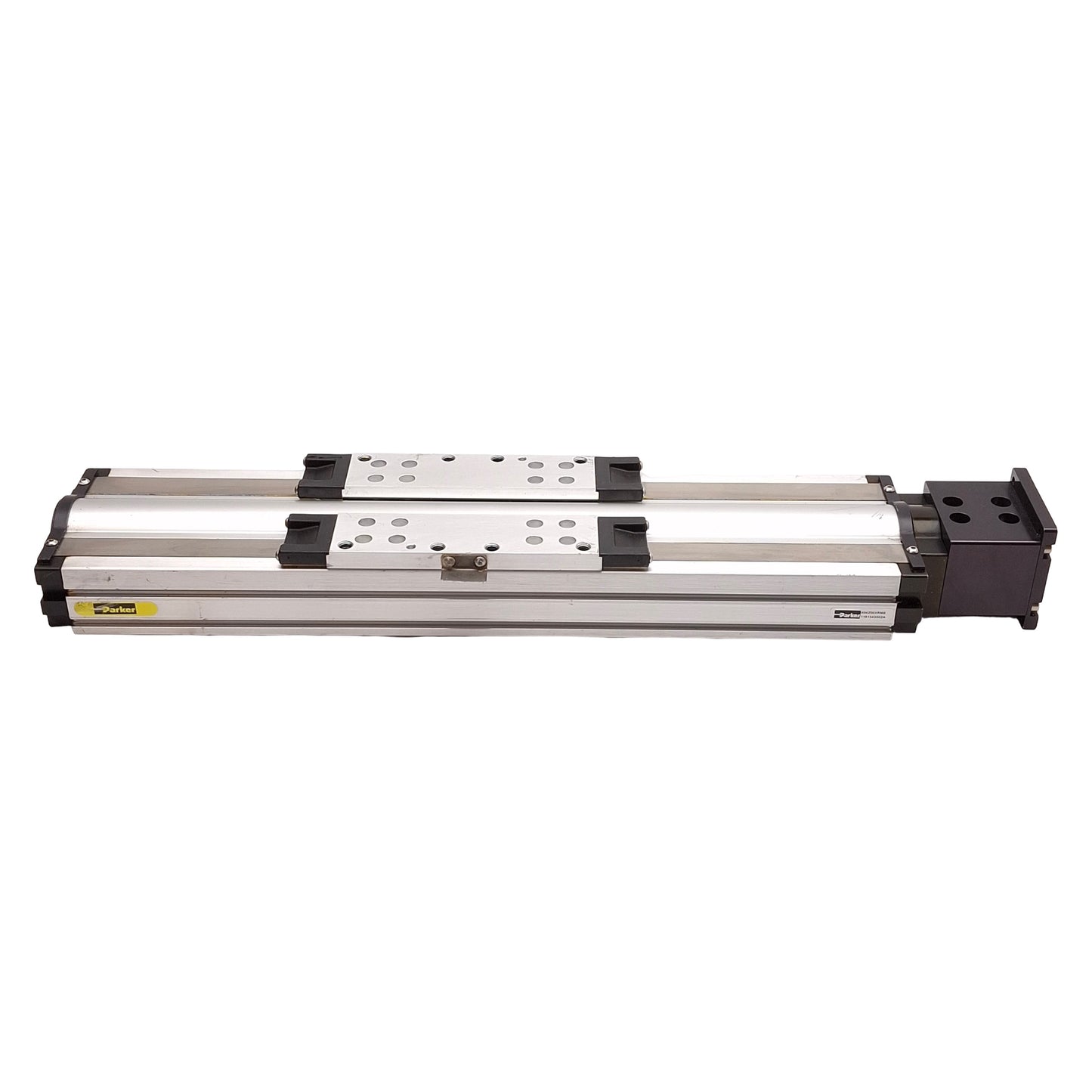 Used Parker 404200XRMSD2 Linear Actuator, 5mm Lead, 200mm Travel, 375lb Load, NEMA 23