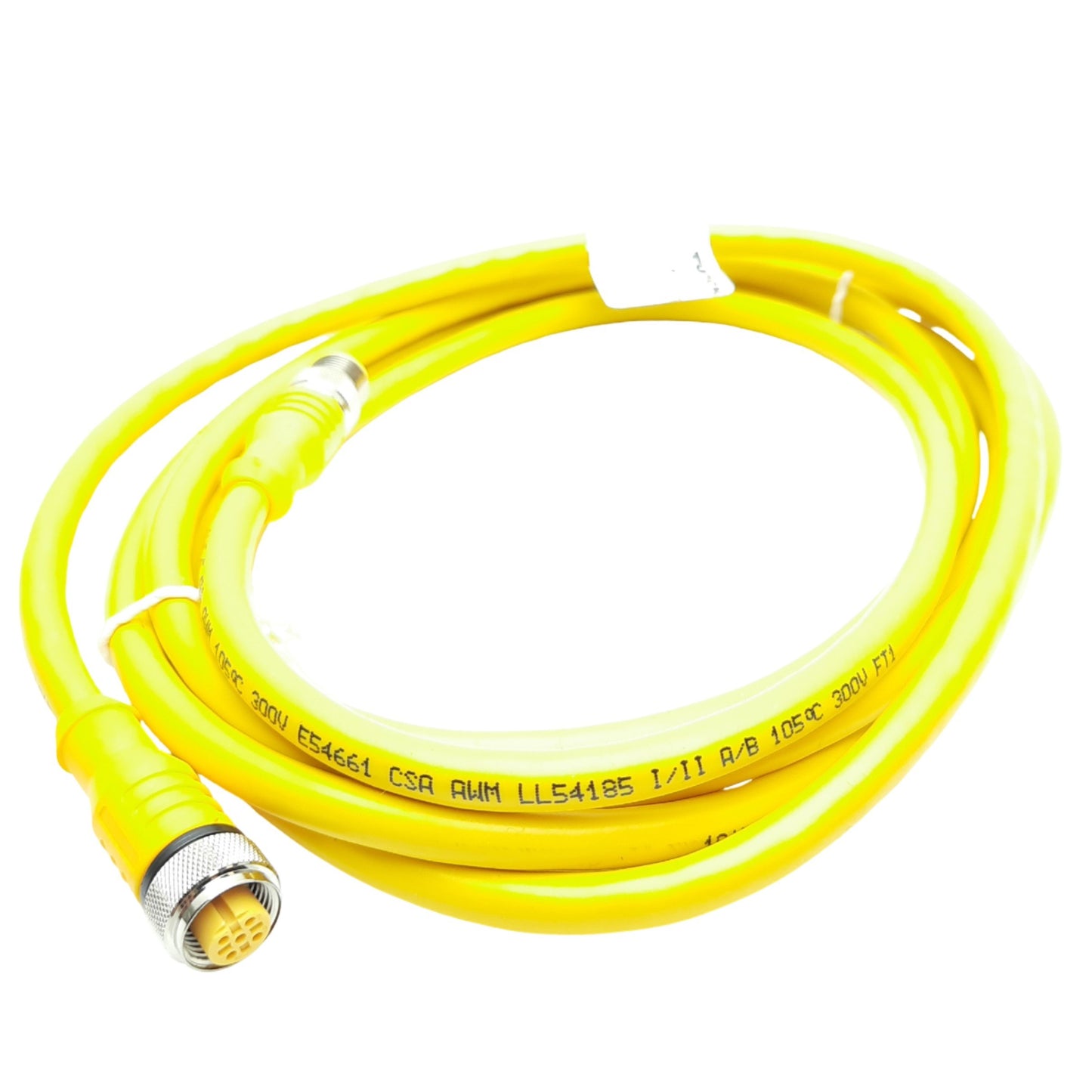 New Turck RKC 4.5T-2.5-RSC 4.5T/S1512 Micro M12 Straight Male To Female, 2.5 Meter