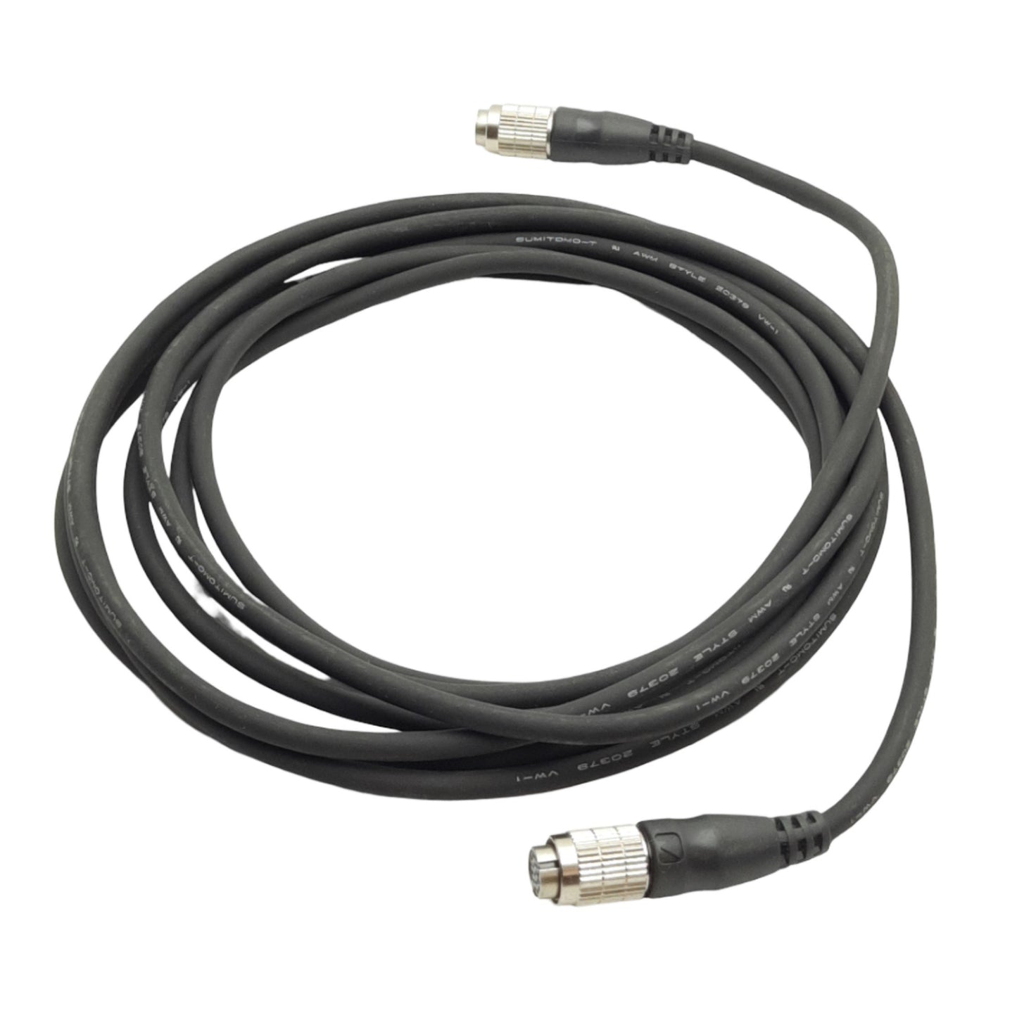 Used Panasonic GP-CA1K/38 Hirose Camera Cable, 16-Pin Male to Female, 3.8m Length