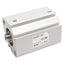 Used SMC NCDQ2A20-25DZ Compact Cylinder, ø20mm Bore, 25mm Stroke, M5, 1.0MPa