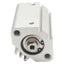 Used SMC NCDQ2A20-25DZ Compact Cylinder, ø20mm Bore, 25mm Stroke, M5, 1.0MPa