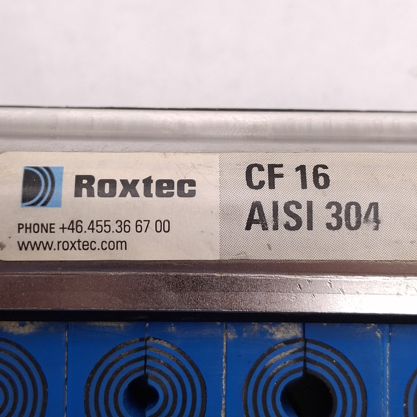 Used Roxtec CF 16/16 AISI 304 Cable Gland Sealing System, 304SS Frame, 16-Port