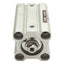 Used SMC CQ2B20-40D Pneumatic Compact Cylinder, ø20mm Bore, 40mm Stroke, M5, 1.0MPa