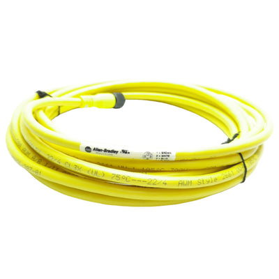 New Allen-Bradley 889D-F4EC-5 QD Cordset Sensor Cable Female, M12 4 Pin 5 Meter