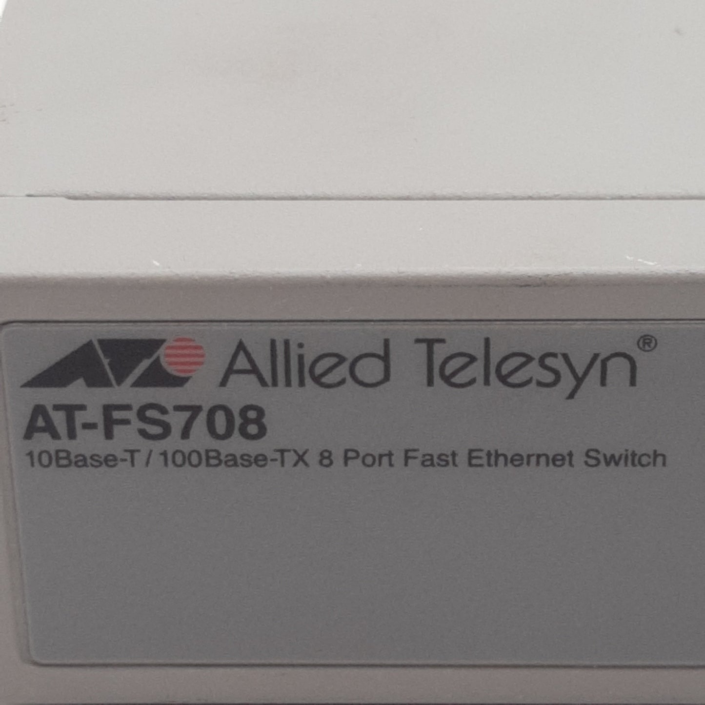 Used Allied Telesyn AT-FS708 10/100 Fast Ethernet Switch, 8-Port RJ-45, 110/120VAC