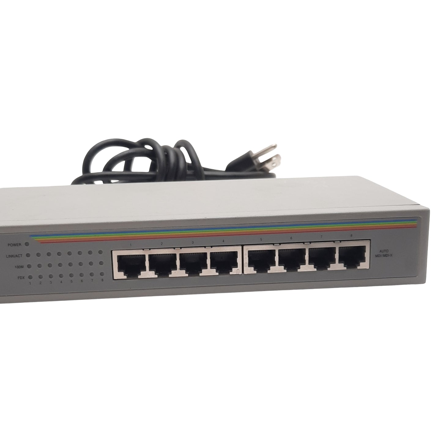 Used Allied Telesyn AT-FS708 10/100 Fast Ethernet Switch, 8-Port RJ-45, 110/120VAC