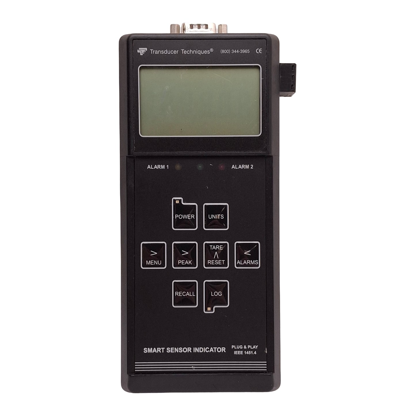 Used Transducer Techniques SSI Rev 1.4 Smart Sensor Indicator, 6-Digit LCD, 0.5µV Res