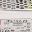 New Mean Well RS-150-24 Switching Power Supply, 120/240VAC In, 6.5A 24VDC 150W Out