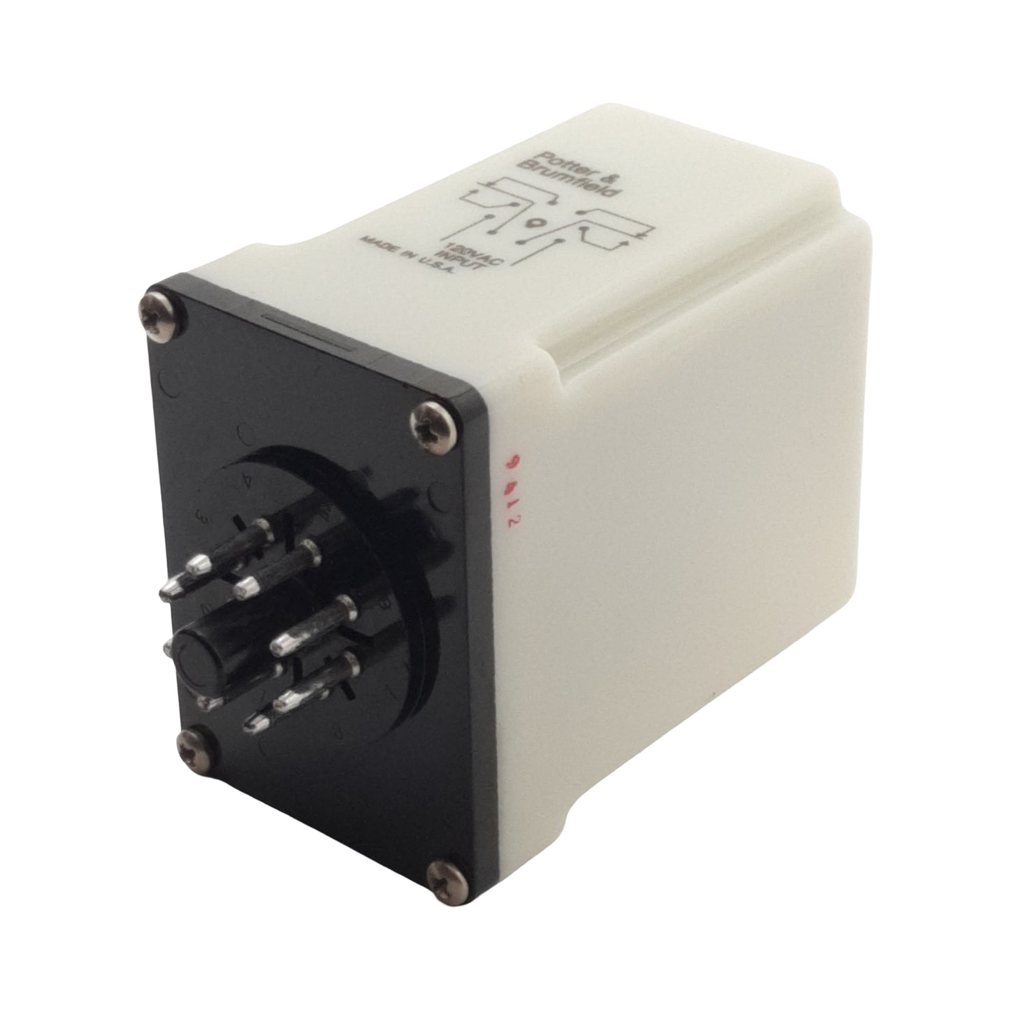 Used Potter & Brumfield CHB-38-70003 Time Delay Relay DPDT 1.0-180sec Range 120VAC In