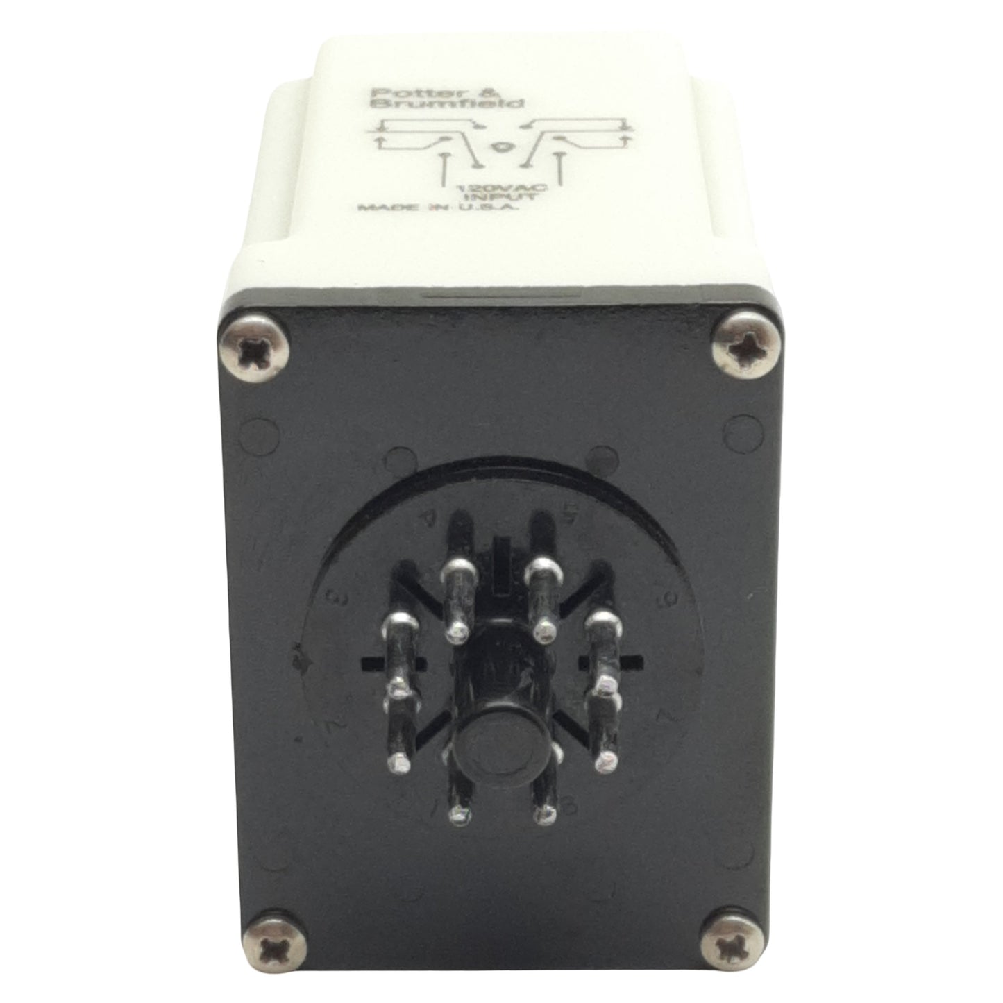 Used Potter & Brumfield CHB-38-70003 Time Delay Relay DPDT 1.0-180sec Range 120VAC In