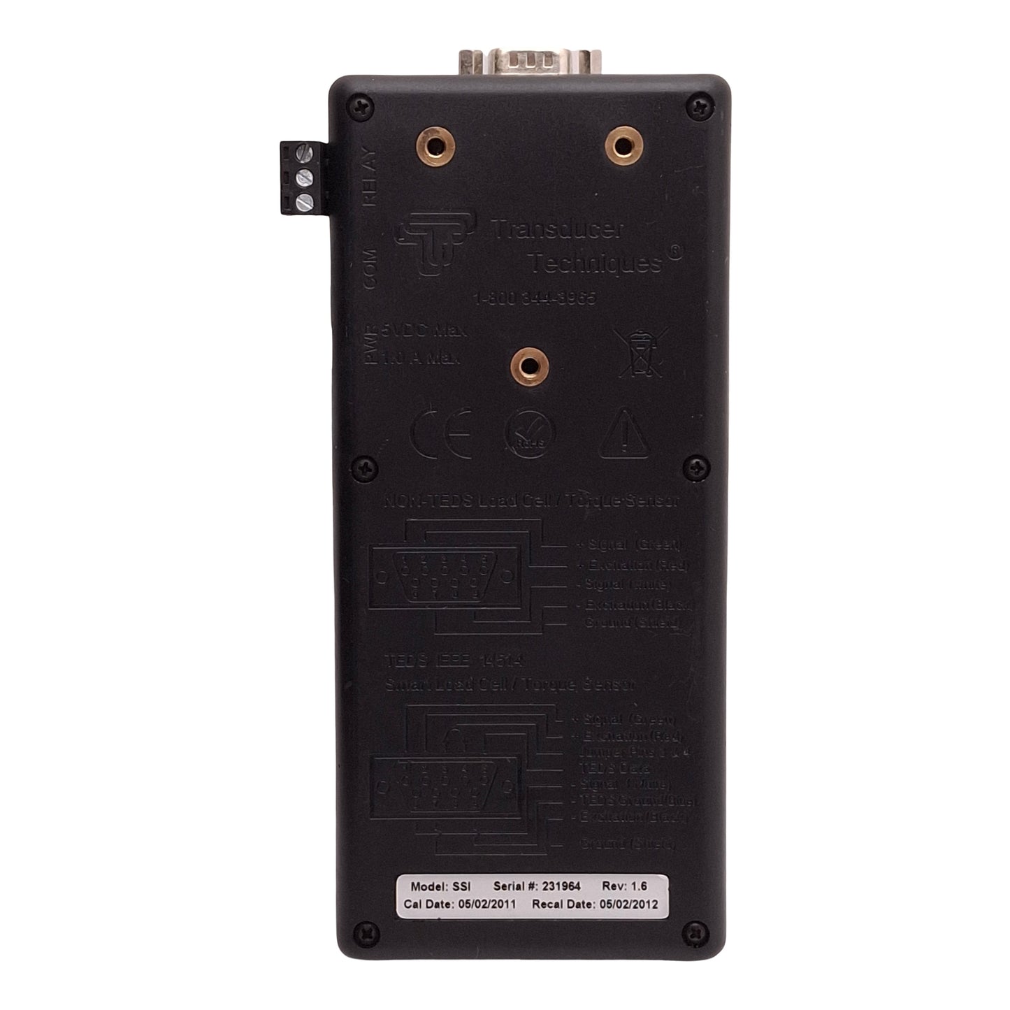 Used Transducer Techniques SSI Rev 1.6 Smart Sensor Indicator, 6-Digit LCD, 0.5µV Res