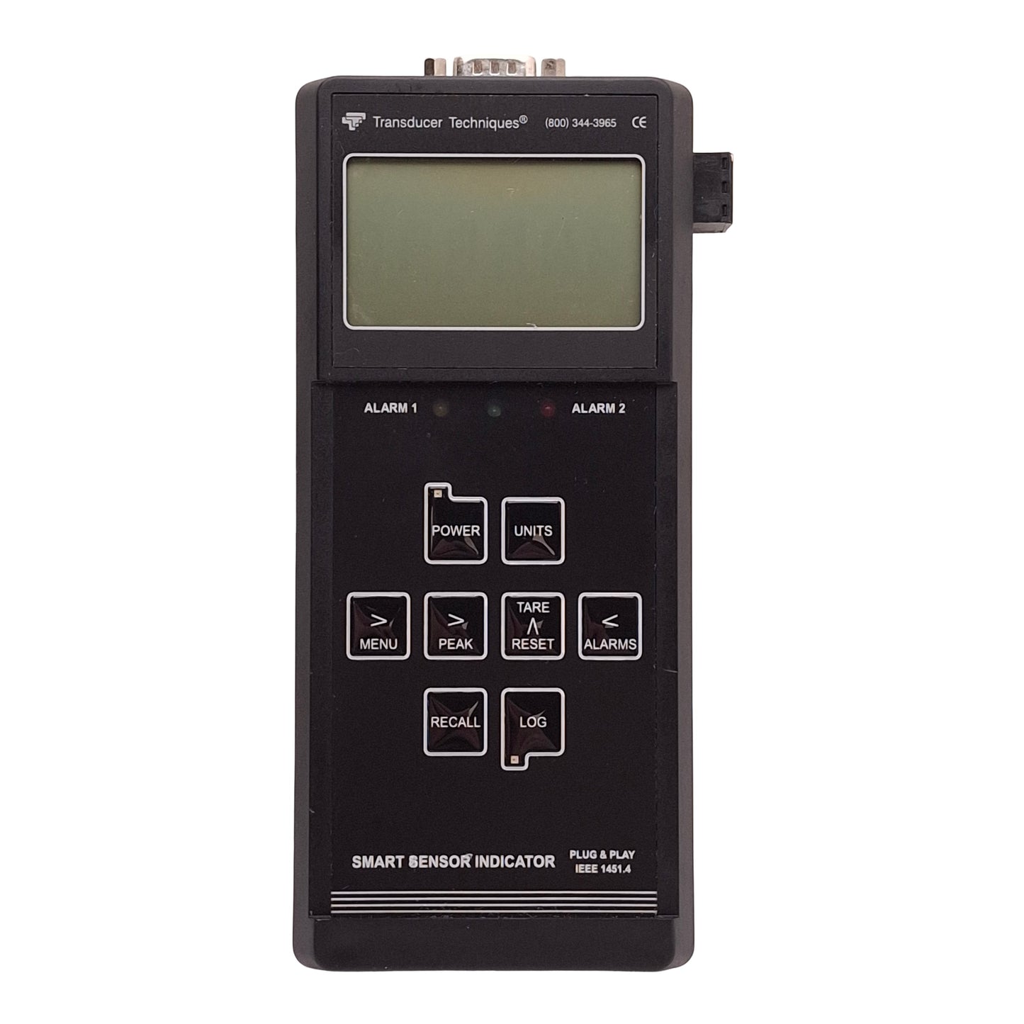 Used Transducer Techniques SSI Rev 1.6 Smart Sensor Indicator, 6-Digit LCD, 0.5µV Res