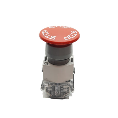 Used EAO 704.910.2 E Stop Button Twist Release, 500 VAC, 250 VDC, 10A, 1-NC