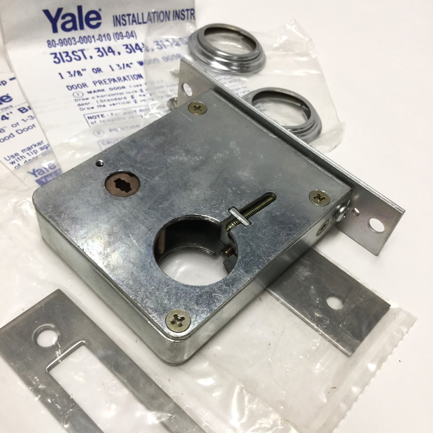 New – Open box Yale 315-626 Mortise Deadbolt Lock for 1-3/8" or 1-3/4" Door, 2-3/4" Backset