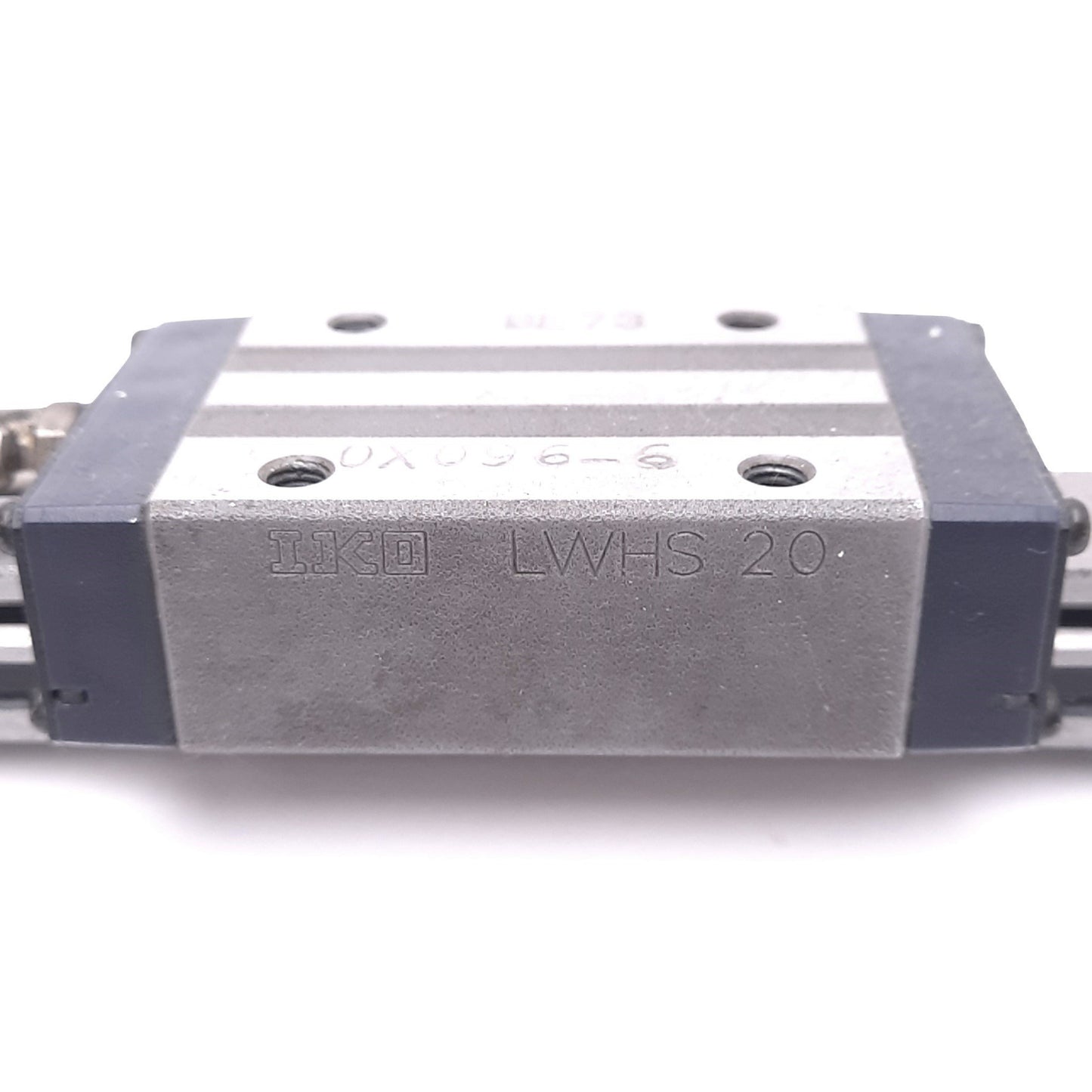 Used IKO LWHS20 Linear Guideway Assembly w/ 20mm Rail, 170mm Length, 21.1kN Max