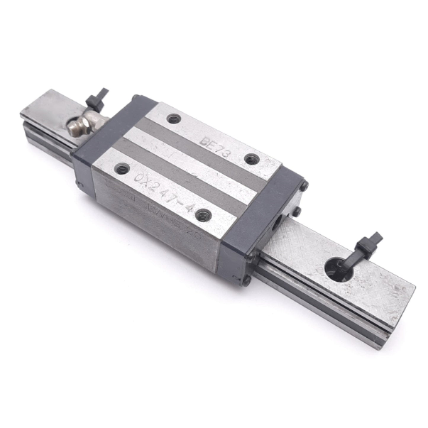 Used IKO LWHS20 Linear Guideway Assembly w/ 20mm Rail, 170mm Length, 21.1kN Max