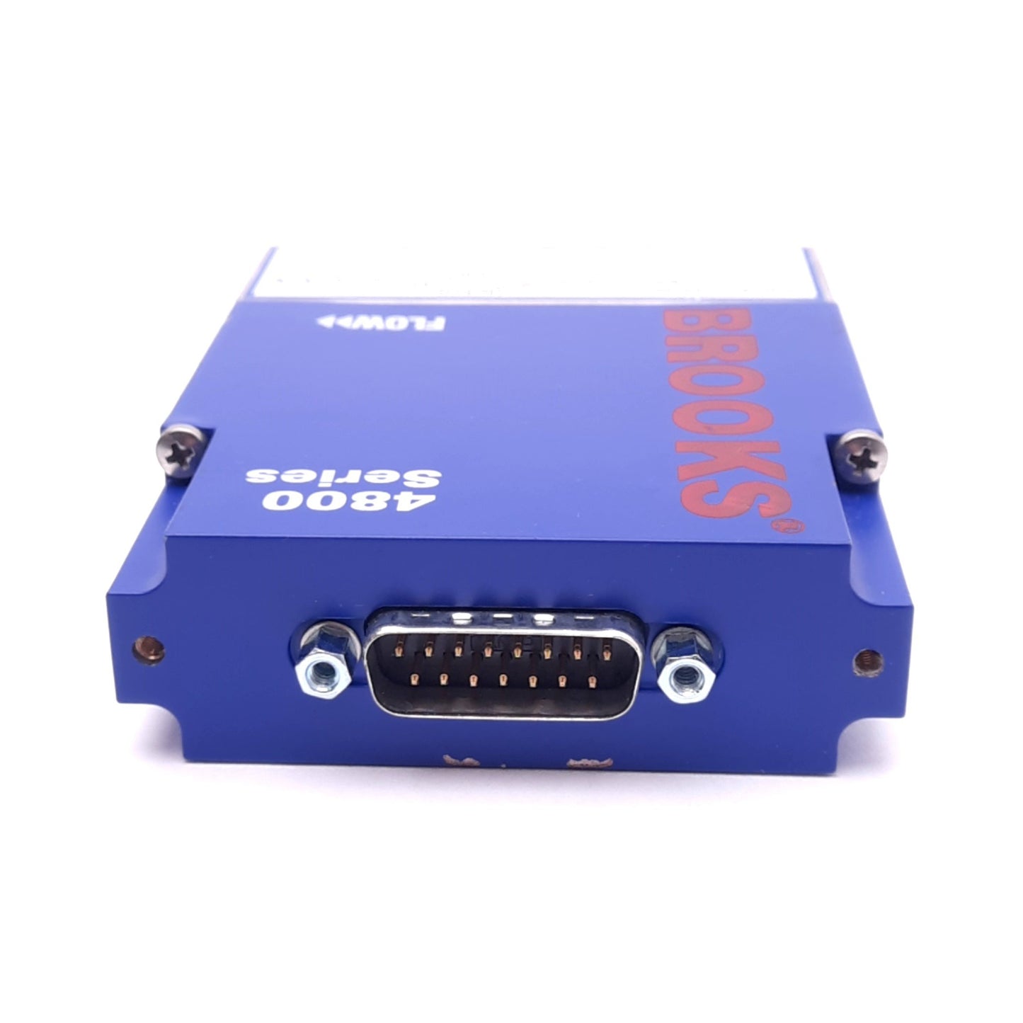 Used Brooks 4860ABB2C1A1ACB10A 4800 Series Mass Flow Meter, 10bar Max, 1/4"NPTF 24VDC