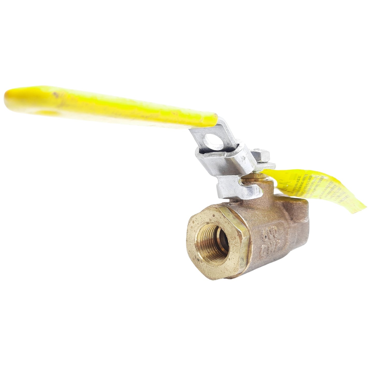 Used Apollo 77-142-2764 2-Piece Ball Valve 77-100 Series 600 CWP, 3/8" NPT