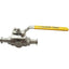 Used Flowtek Ball Valve, 800 PSIG, Water Oil Gas, 3 Way, 1/2" Sanitary Fitting