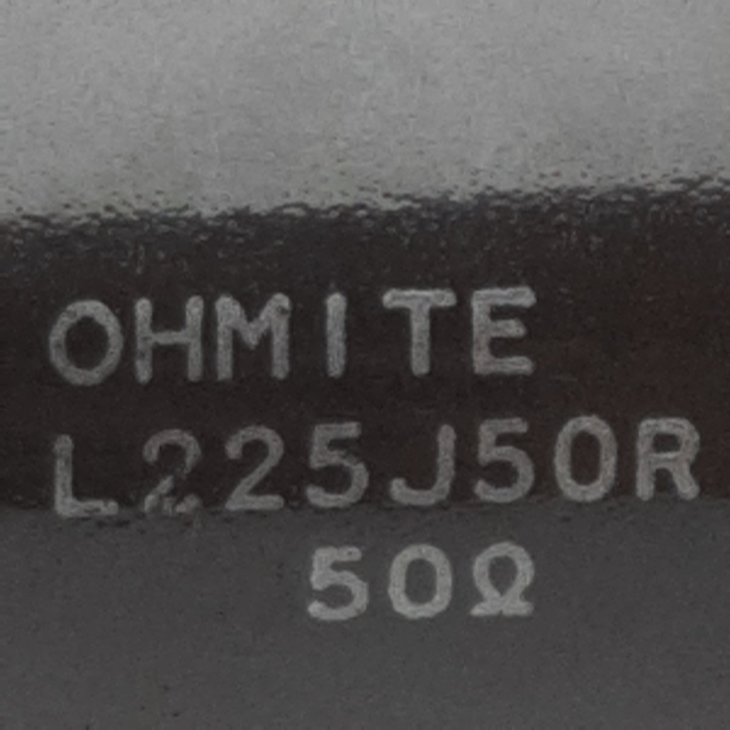 Used Ohmite L225J50R Wirewound Resistor, 50Ohms, 225W, 4.595kV, 5% Tolerance