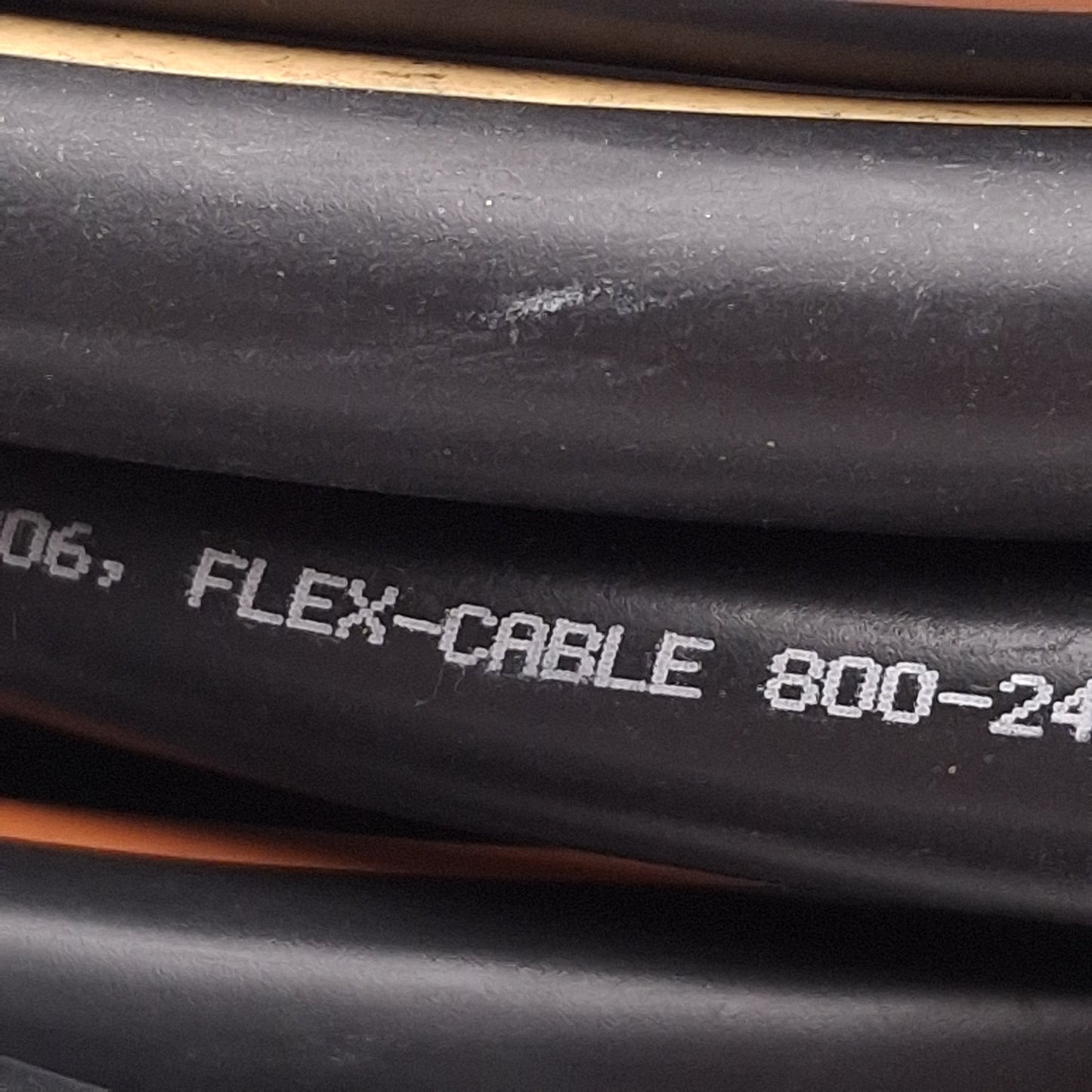 Used Flex-Cable FC-CPWM6DF-16AF-M006 Motor Power Cable 9-Pin to Flying Leads, 6m