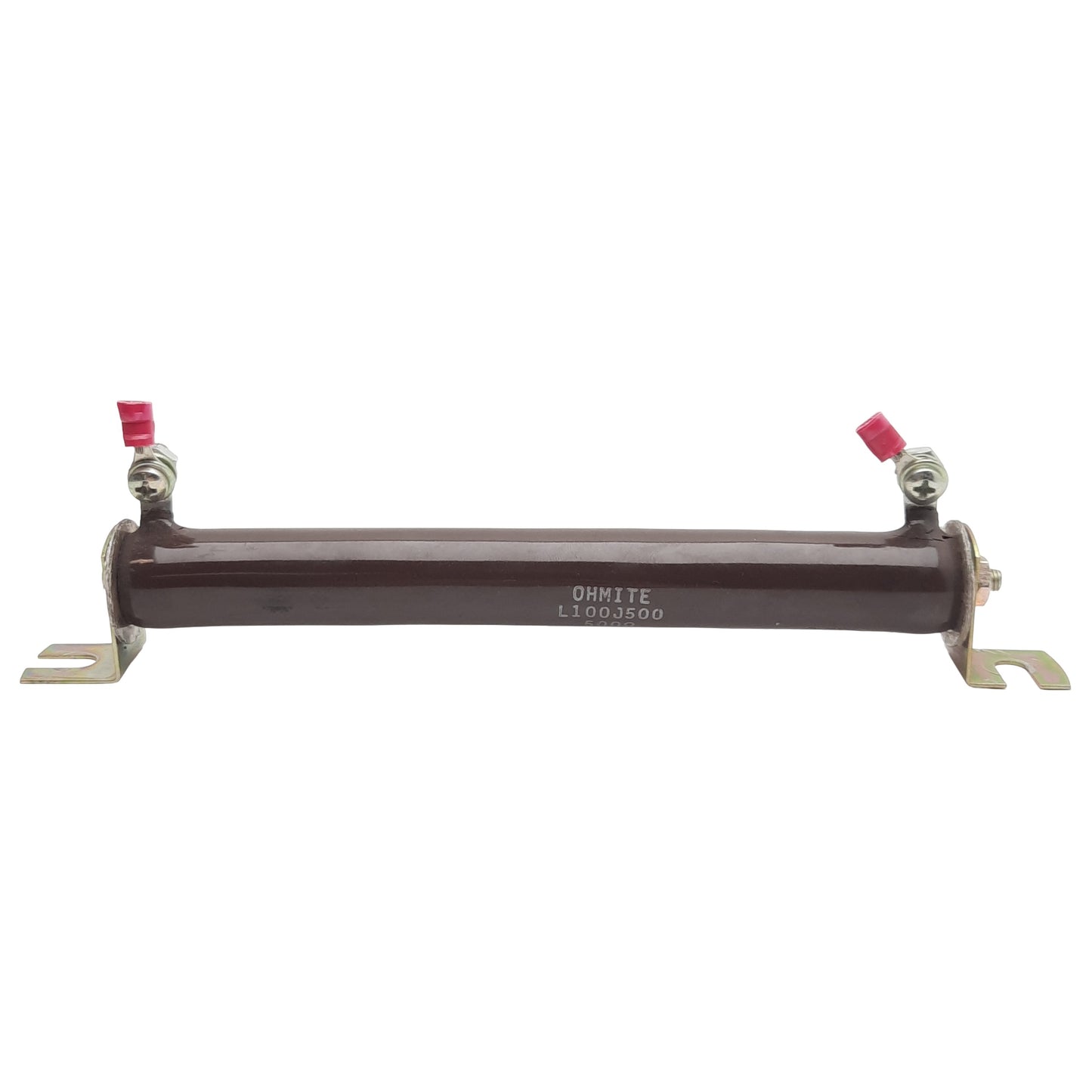 Used Ohmite L100J500 Wirewound Resistor, 500Ohms, 100W, 2.845kV, ±5% Tolerance