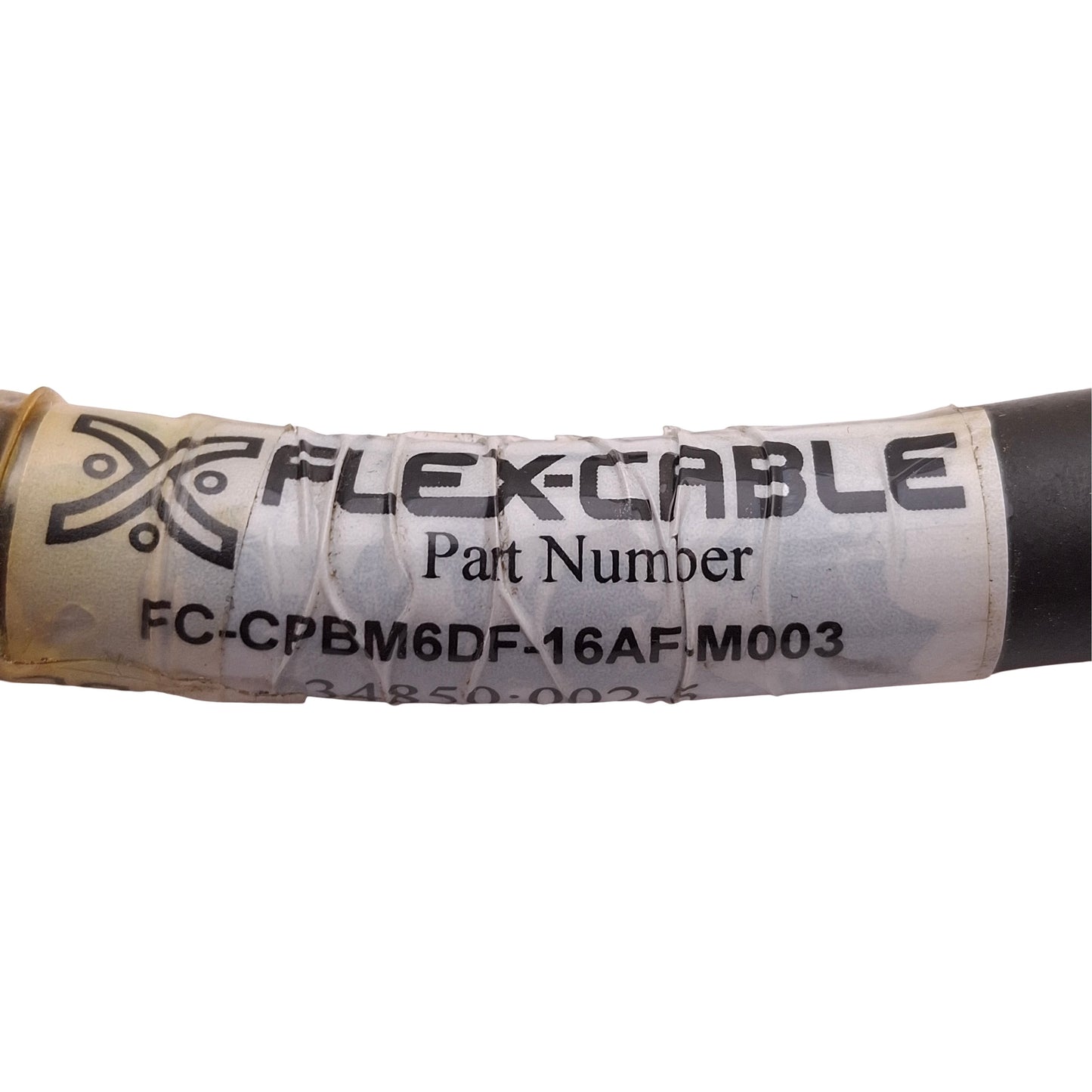 Used Flex-Cable FC-CPBM6DF-16AF-M001 Motor Power/Brake Cable 9-Pin to Flying Leads 1m