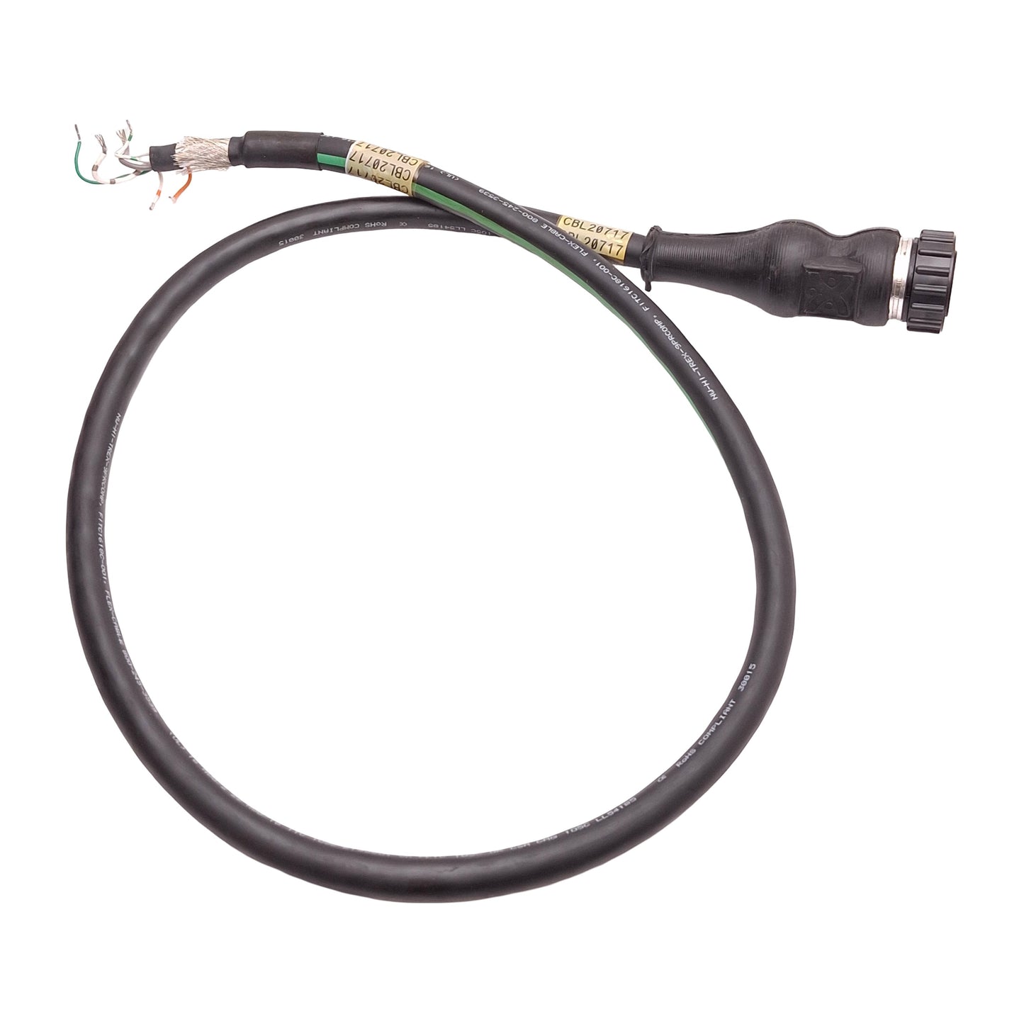 Used Flex-Cable FC-CFBM6DF-CBAF-M001 Servo Motor Feedback Cable 28-Pin Female, 1m