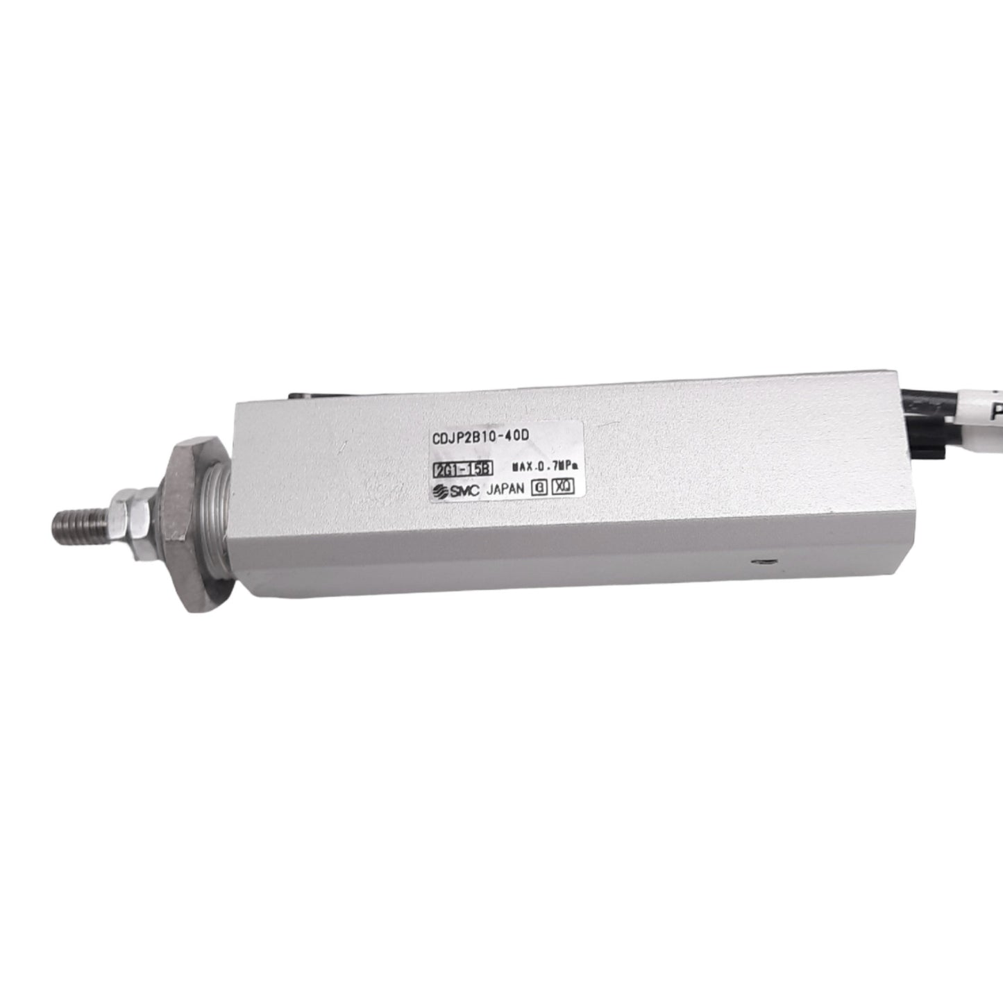 Used SMC CDJP2B10-40D Pneumatic Pin Cylinder, ø10mm Bore, 40mm Stroke, M3, 0.7MPa