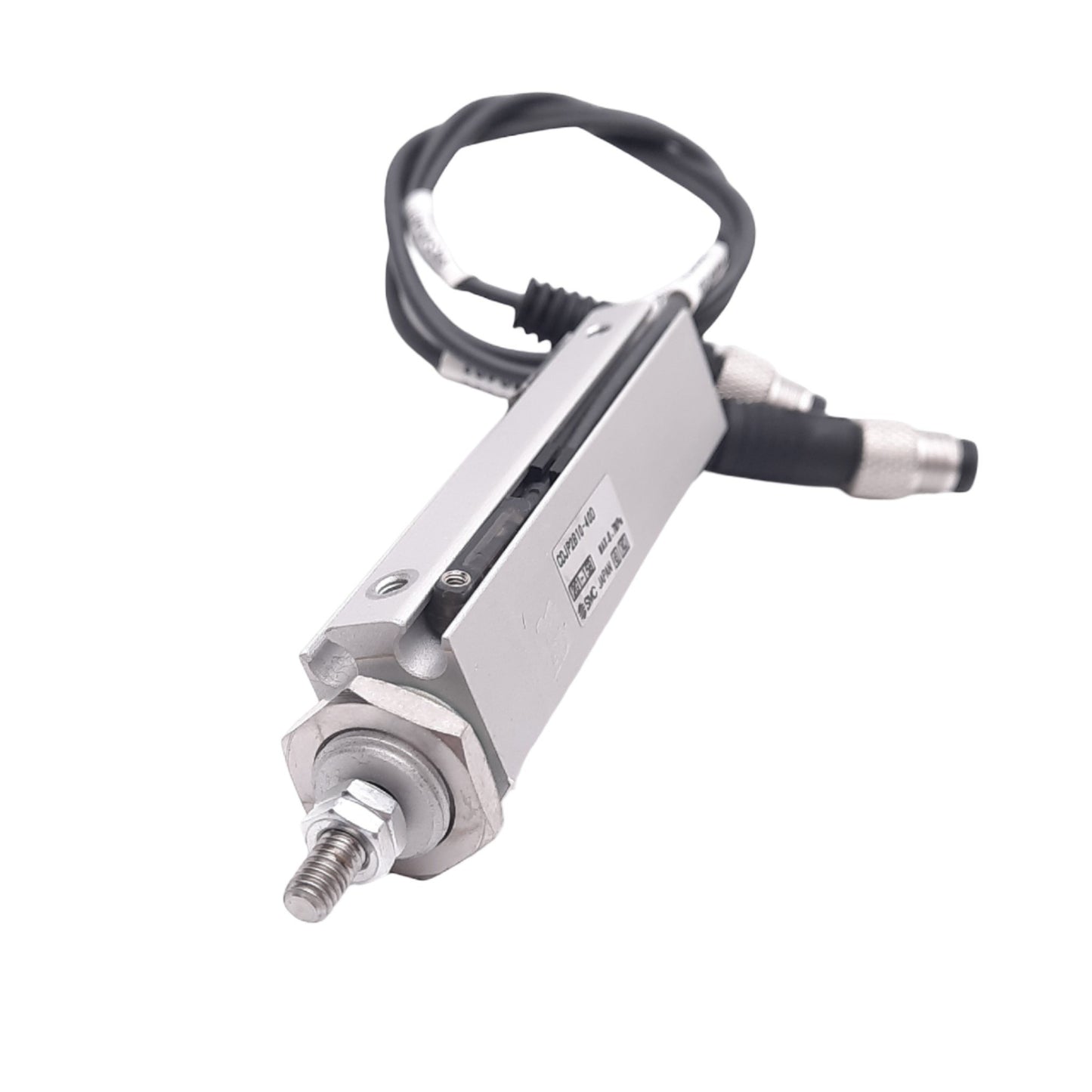 Used SMC CDJP2B10-40D Pneumatic Pin Cylinder, ø10mm Bore, 40mm Stroke, M3, 0.7MPa
