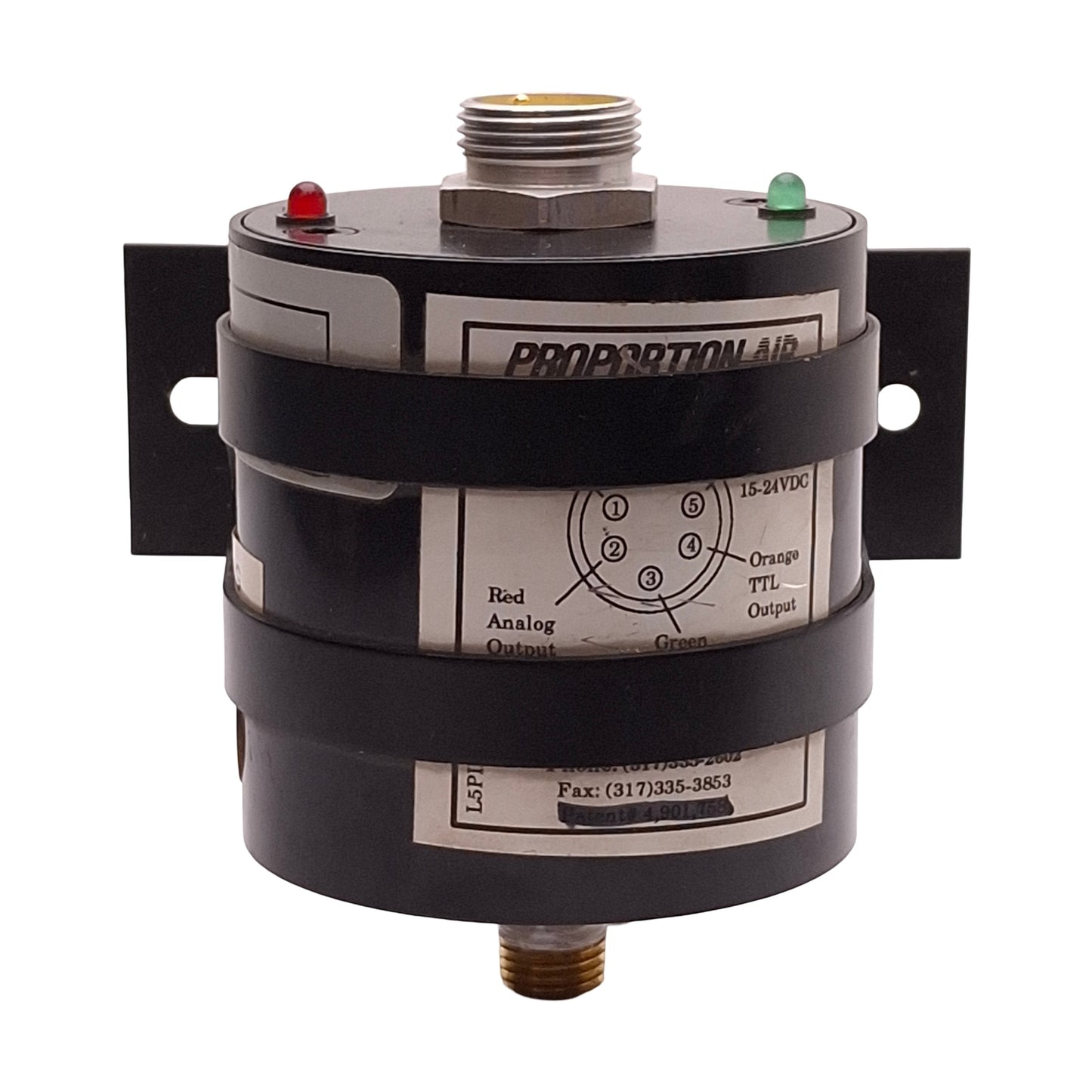Used Proportion Air BB1MFIC500 Control Valve, 0-500psig, 4-20mA Signal, 15-24VDC
