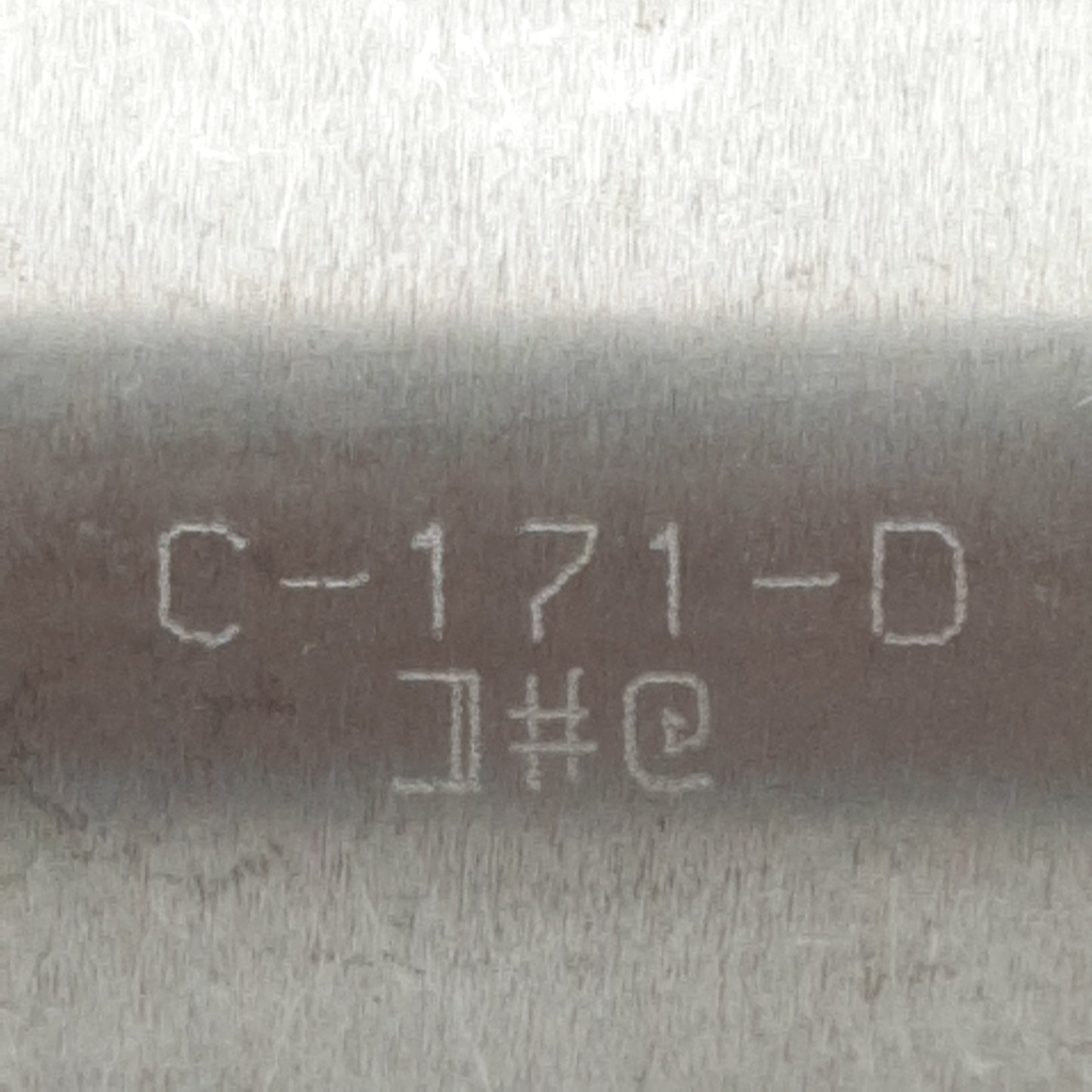 Used Bimba C-171-D Pneumatic Cylinder, ø1-1/2in Bore, 1in Stroke, 1/8in NPT, 250psi
