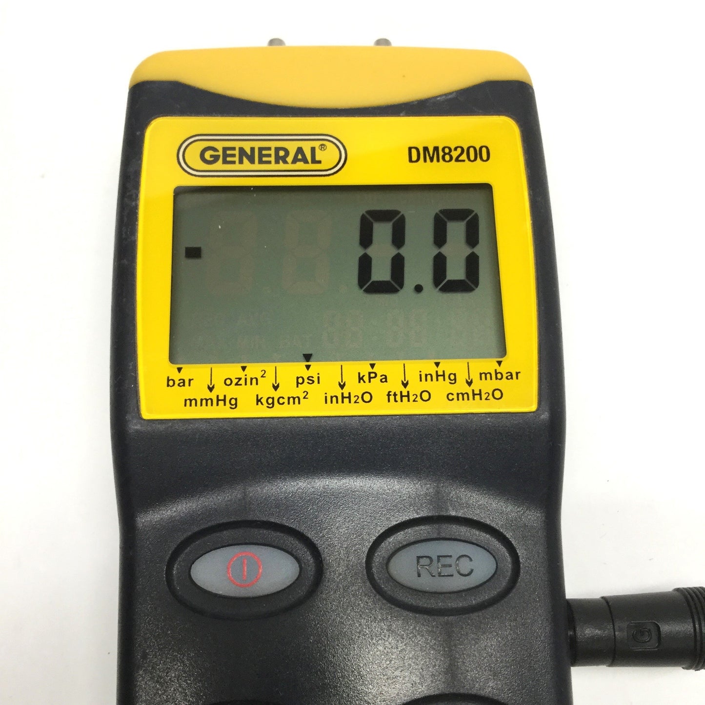 Used General DM8200 Digital Differential Pressure Manometer 0 to ±100psi x 0.1psi