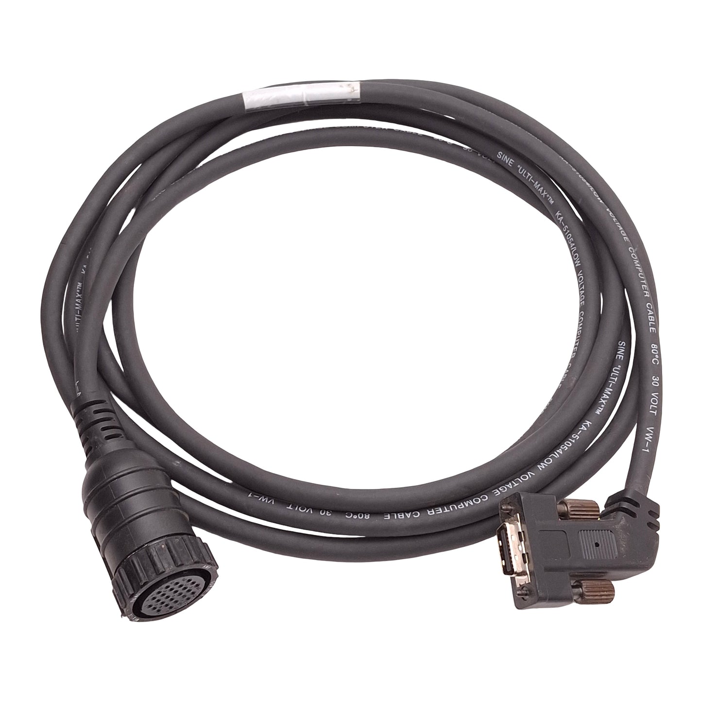 Used Allen Bradley 9101-1375-010 Encoder Feedback Cable For LD & Y Series, 10ft