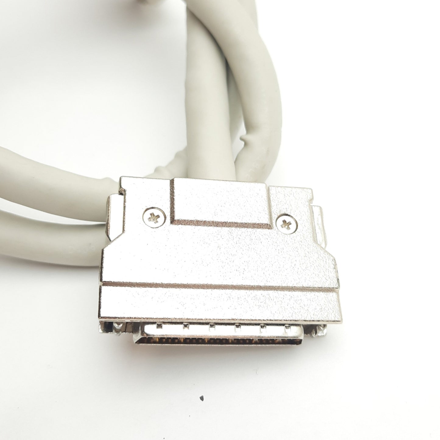 Used Lot of 2 EDA Inc 50-Pin Male SCSI to 50-Pin Male SCSI Cable, 1 Meter Length