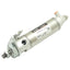 Used SMC NCMB106-0150 Pneumatic Cylinder, ø1-1/16in Bore, 1-1/2in Stroke, 1/8in NPT