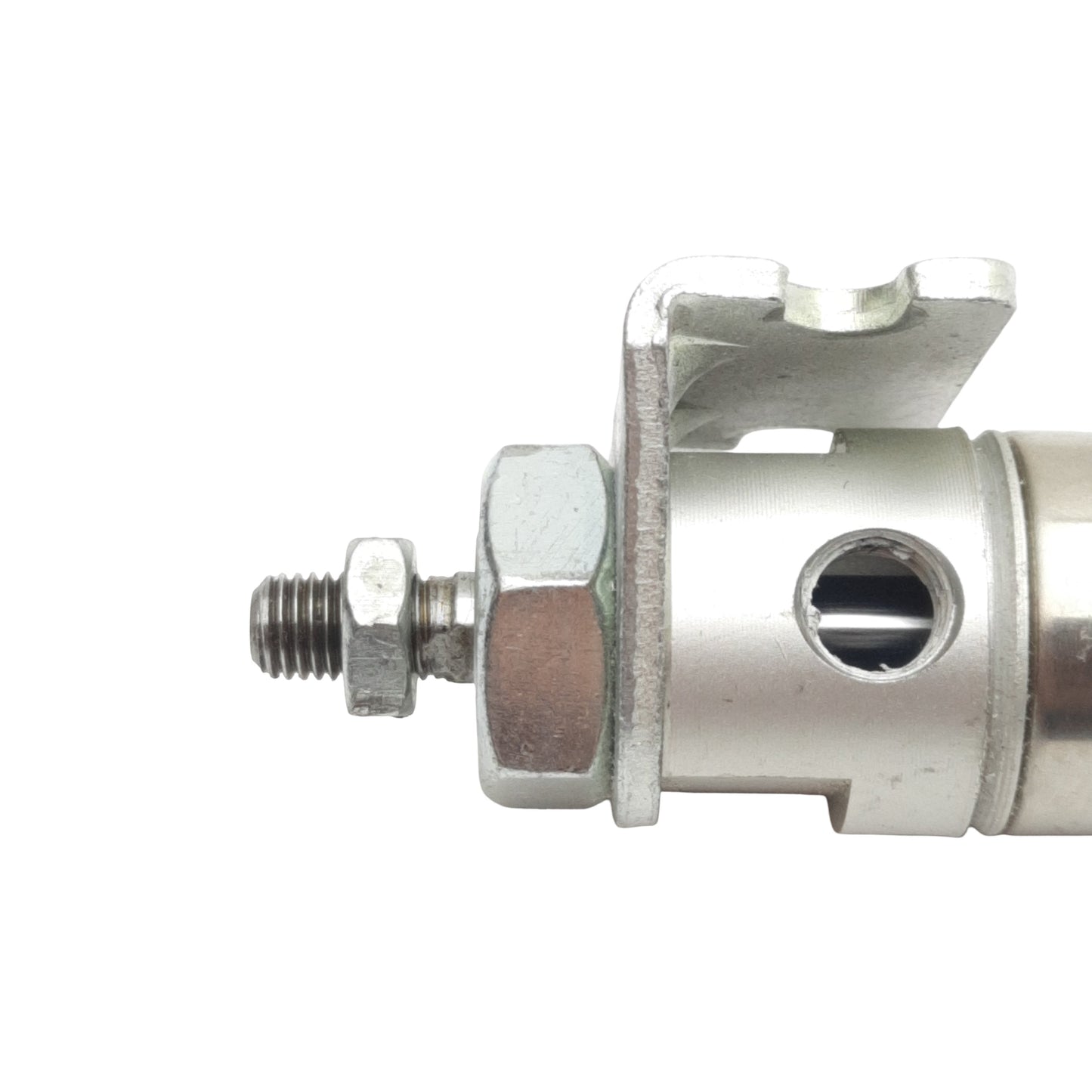 Used SMC NCMB106-0150 Pneumatic Cylinder, ø1-1/16in Bore, 1-1/2in Stroke, 1/8in NPT