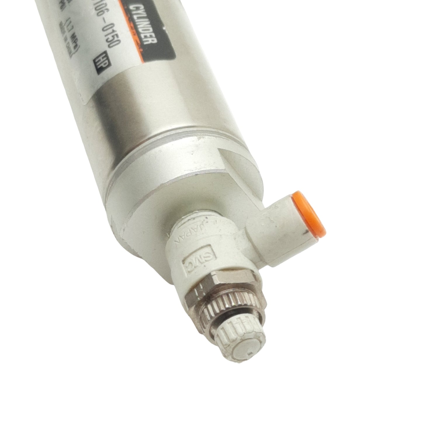 Used SMC NCMB106-0150 Pneumatic Cylinder, ø1-1/16in Bore, 1-1/2in Stroke, 1/8in NPT