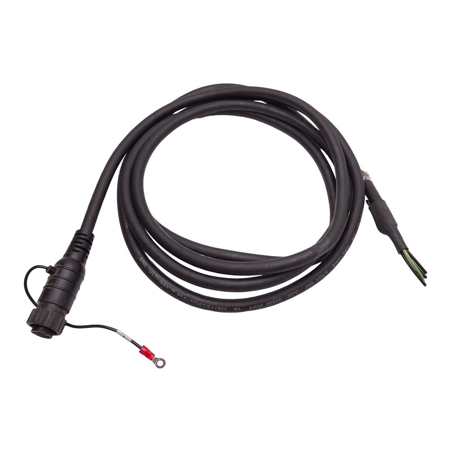 Used Allen Bradley 9101-1385-010 Servo Motor Power Cable For Y-Series Motors, 10ft