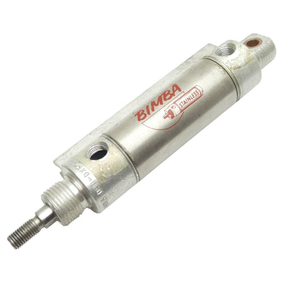 Used Bimba MRS-091-DXPZ Pneumatic Cylinder, ø1-1/16in Bore, 1in Stroke, 1/8in NPT