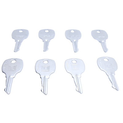New Lot of 8 Square D NSR251 Replacement Panel Key for NQ & NF Panel Boards